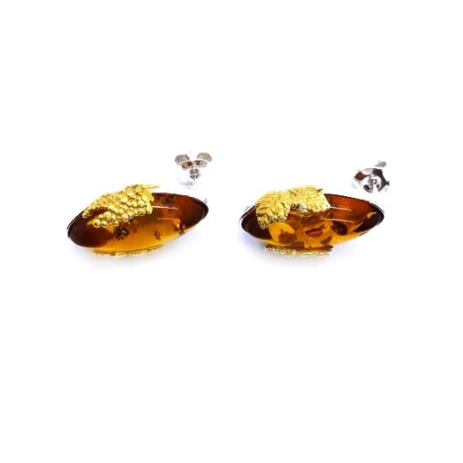 Baltic Amber "Grape" Earrings. Amber Jewelry - Image 2