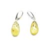 Baltic Amber Sterling Silver Earrings. Amber Jewelry