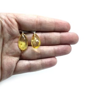 Alternative view of Citrine Amber Sterling Silver Earrings