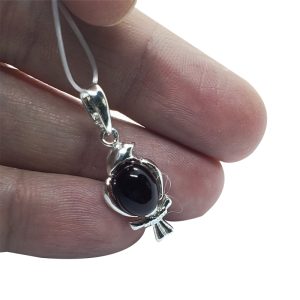 Alternative view of Cherry Amber Sterling Silver "Bird" Pendant